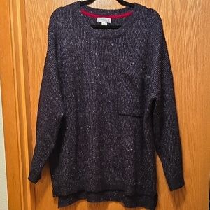 Christopher & Banks Dark Knit Sweater